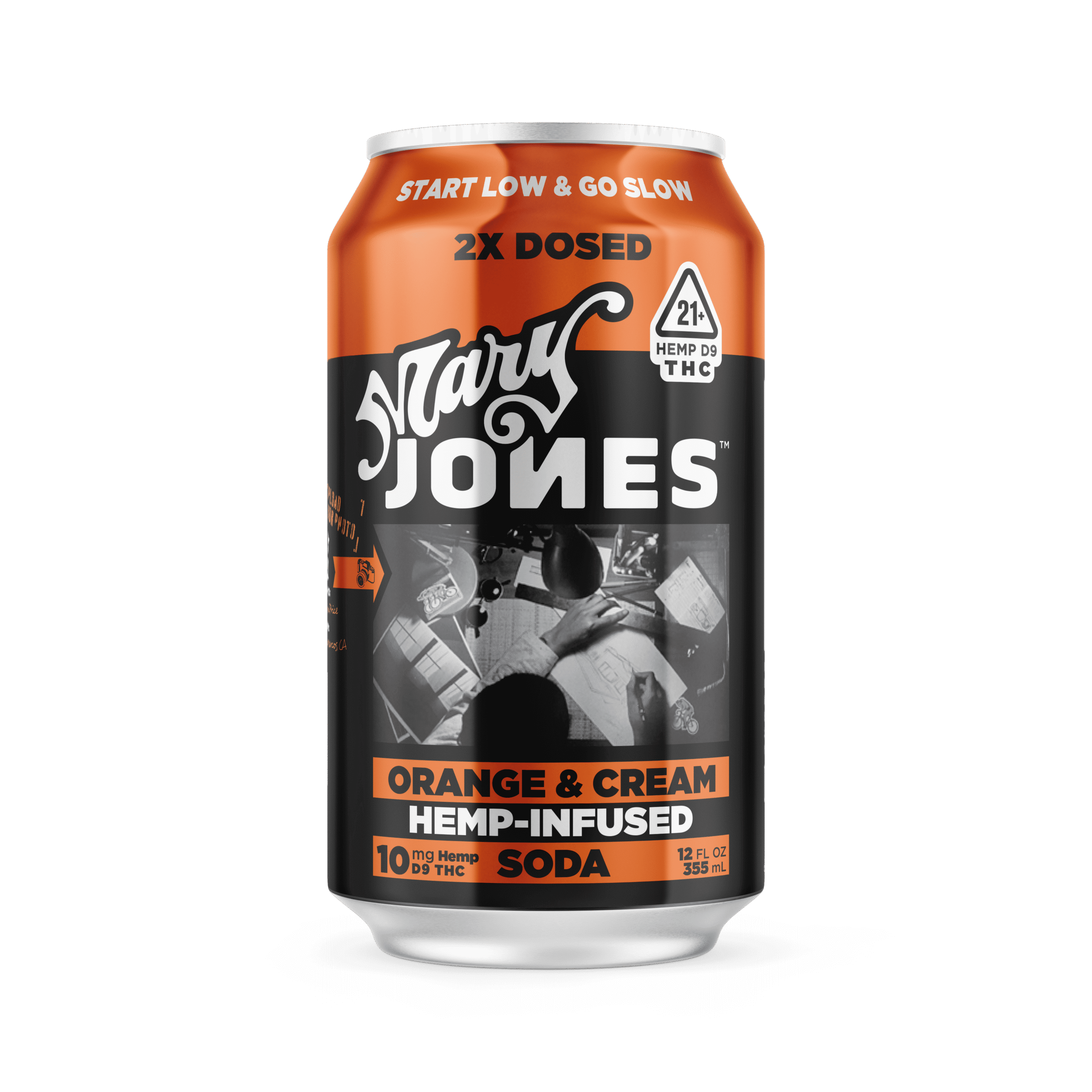 Delta 9 THC Infused Soda (Berry Lemonade) - Mary Jones