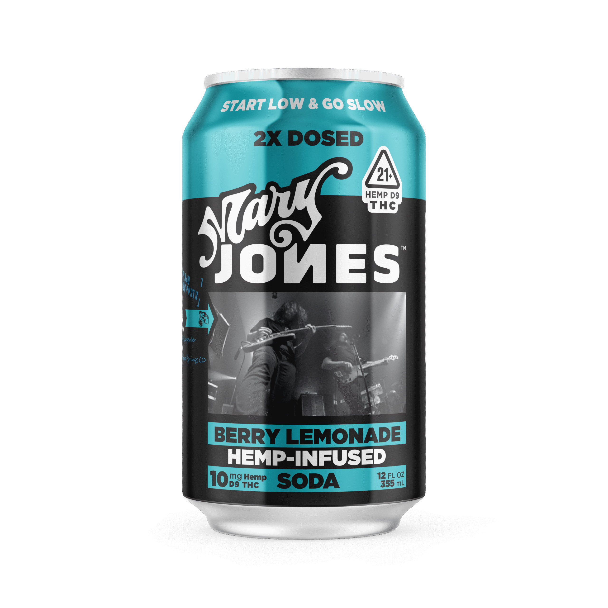 Delta 9 THC Infused Soda (Root Beer) - Mary Jones